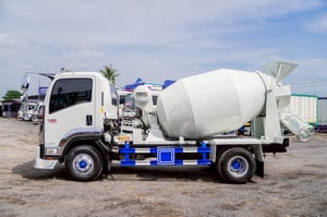ISUZU FRR 190แรงม้า รถบรรทุก 6ล้อ โม่ผสมปูน ปี2018