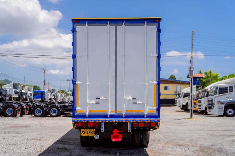 HINO FG 240แรงม้า รถบรรทุก 6ล้อ ตู้แห้ง ปี2017 เลขไมล์น้อยกว่า 500,000 กม.