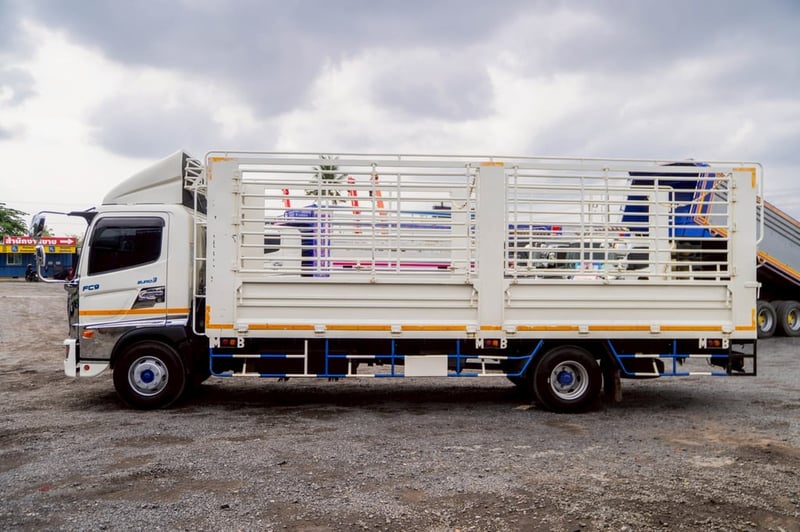 HINO FC รถบรรทุก 6ล้อ กระบะคอกสูง ปี2023 เลขไมล์ 40,000 กม. HINO FC รถบรรทุก 6ล้อ กระบะคอกสูง ปี2023 เลขไมล์ 40,000 กม.