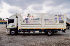 HINO FC รถบรรทุก 6ล้อ กระบะคอกสูง ปี2023 เลขไมล์ 40,000 กม. HINO FC รถบรรทุก 6ล้อ กระบะคอกสูง ปี2023 เลขไมล์ 40,000 กม.