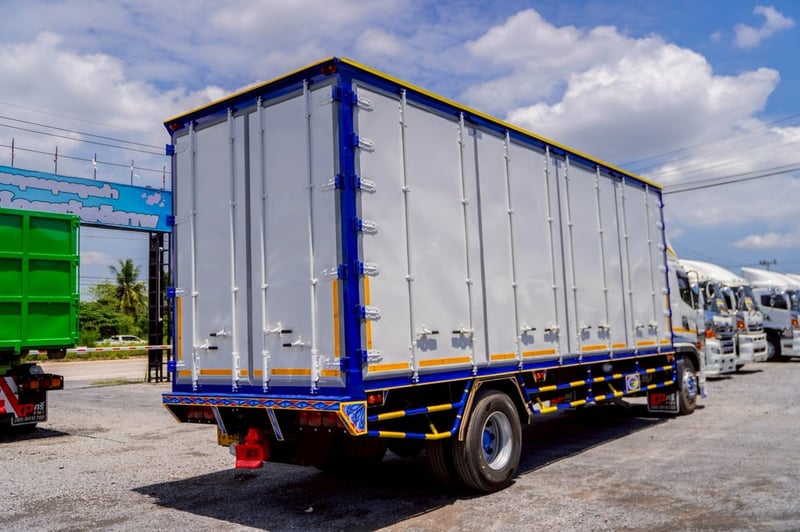 HINO FG 240แรงม้า รถบรรทุก 6ล้อ ตู้แห้ง ปี2017 เลขไมล์น้อยกว่า 500,000 กม.