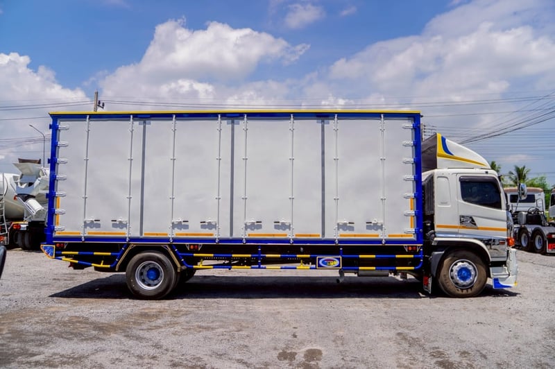 HINO FG 240แรงม้า รถบรรทุก 6ล้อ ตู้แห้ง ปี2017 เลขไมล์น้อยกว่า 500,000 กม.