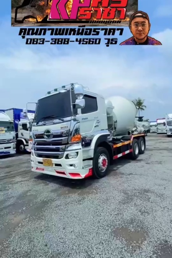 HINO FM 344แรงม้า รถบรรทุก 10ล้อ โม่ผสมปูน   LIEBHERR  ปี2019 เลขไมล์ 165,559 กม.