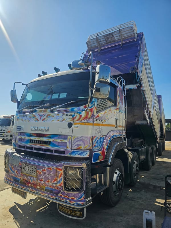 ISUZU FXZ 360  รถบรรทุก 12ล้อ พ่วงแม่ลูก ปี2012