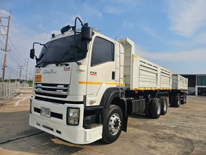 ISUZU FXZ 360แรงม้า รถบรรทุก 10ล้อ พ่วงแม่ลูก ปี2019