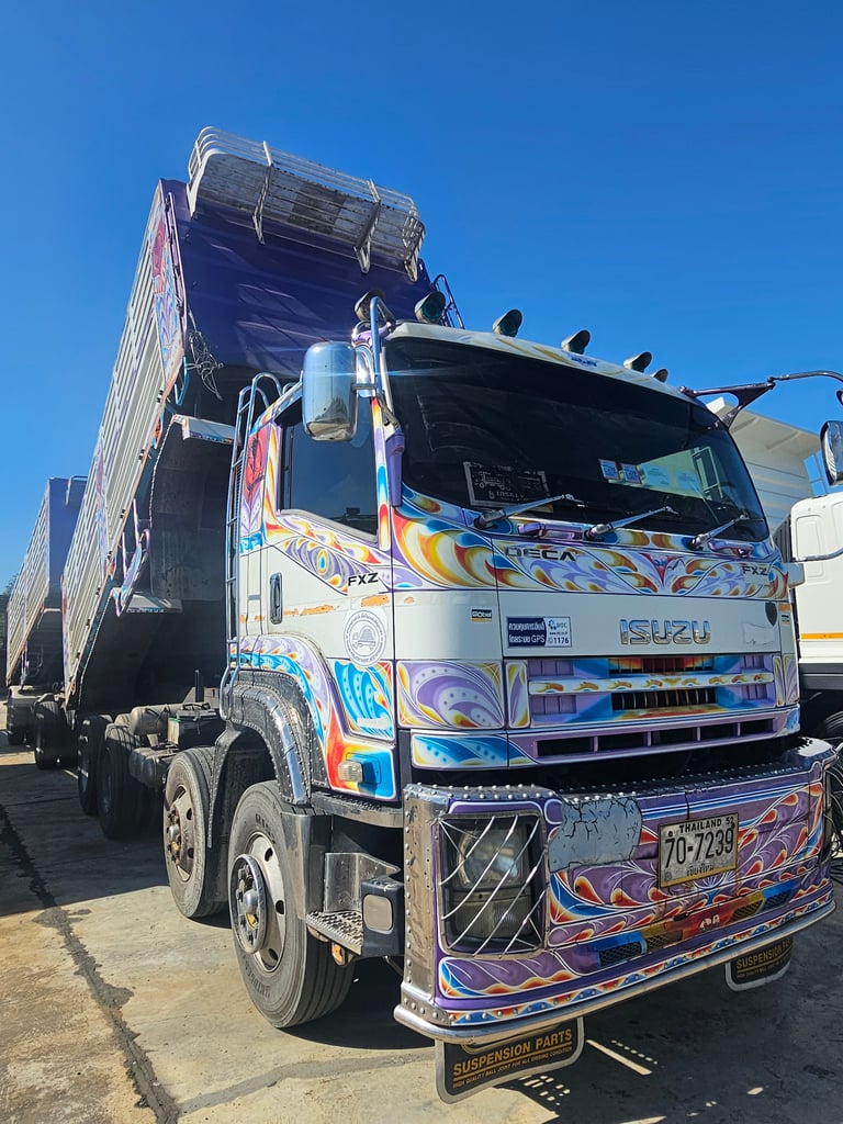 ISUZU FXZ 360  รถบรรทุก 12ล้อ พ่วงแม่ลูก ปี2012