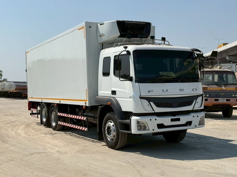 🔥MITSUBISHI FUSO FJ 231แรงม้า รถบรรทุก 10ล้อ ตู้เย็น ปี2018🔥