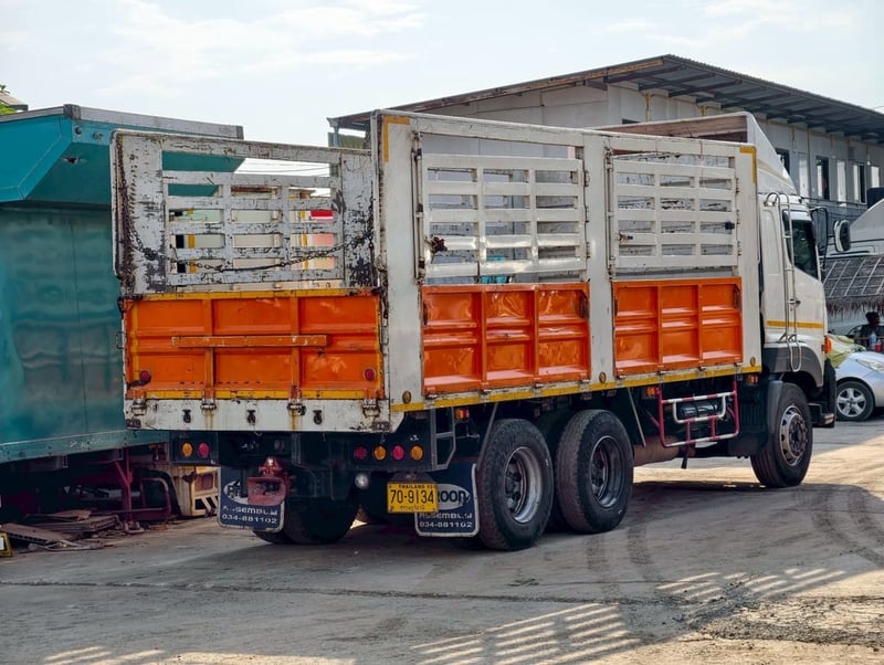 ‼️HINO FM 344แรงม้า รถบรรทุก 10ล้อ กระบะคอกสูง ปี2020‼️