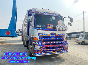 HINO FM 344แรงม้า รถบรรทุก 10ล้อ พ่วงแม่ลูก ปี2018(3362-3363)