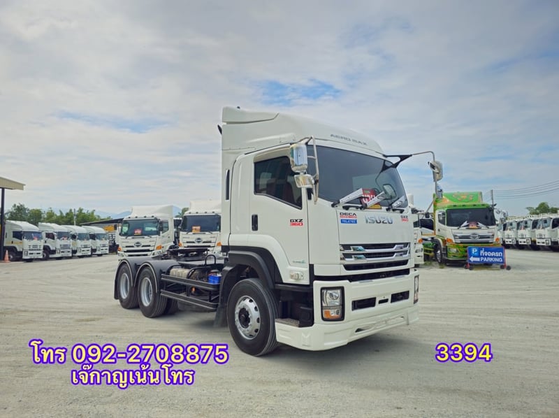 ISUZU GXZ 360แรงม้า รถบรรทุก หัวลาก 10ล้อ หัวลาก เฉพาะหัว ปี2023(3394)