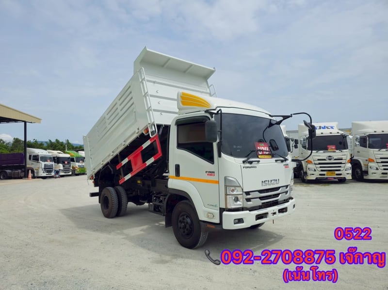 ISUZU FRR 190แรงม้า รถบรรทุก 6ล้อ ดั้มพ์ ปี2022(0522)