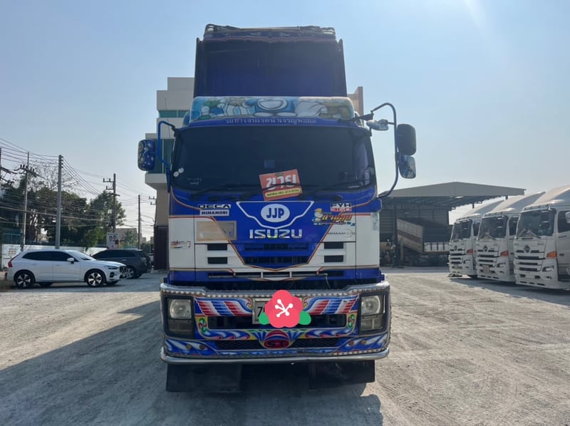 ISUZU FYH 360แรงม้า รถบรรทุก 12ล้อ พ่วงแม่ลูก ปี2014