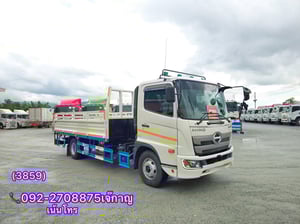 HINO FC 175แรงม้า รถบรรทุก 6ล้อ กระบะเหล็กติดเครน ปี2024(3859)