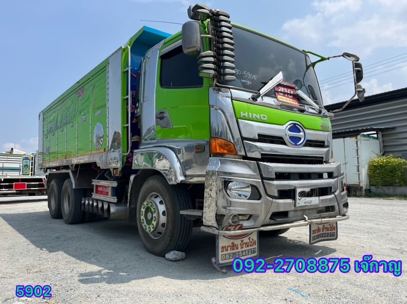 HINO FM 344แรงม้า รถบรรทุก 10ล้อ ดั้มพ์ ปี2023 (5902)