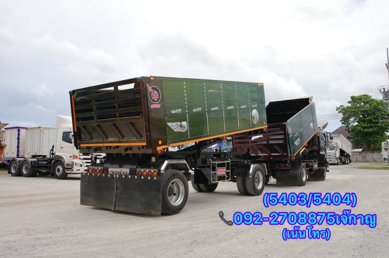 ISUZU FTR 240แรงม้า รถบรรทุก 6ล้อ พ่วงแม่ลูก ปี2022(5403-5404) ISUZU FTR 240แรงม้า รถบรรทุก 6ล้อ พ่วงแม่ลูก ปี2022(5403-5404)