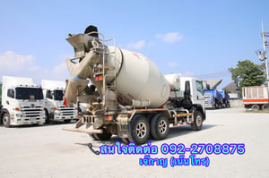 ISUZU FXZ 320แรงม้า รถบรรทุก 10ล้อ โม่ผสมปูน ปี2023(0237)