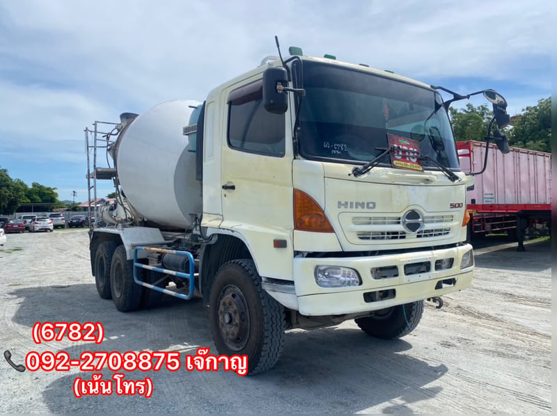 สิบล้อโม่ปูน HINO FM 1A 344 แรง(6782)
