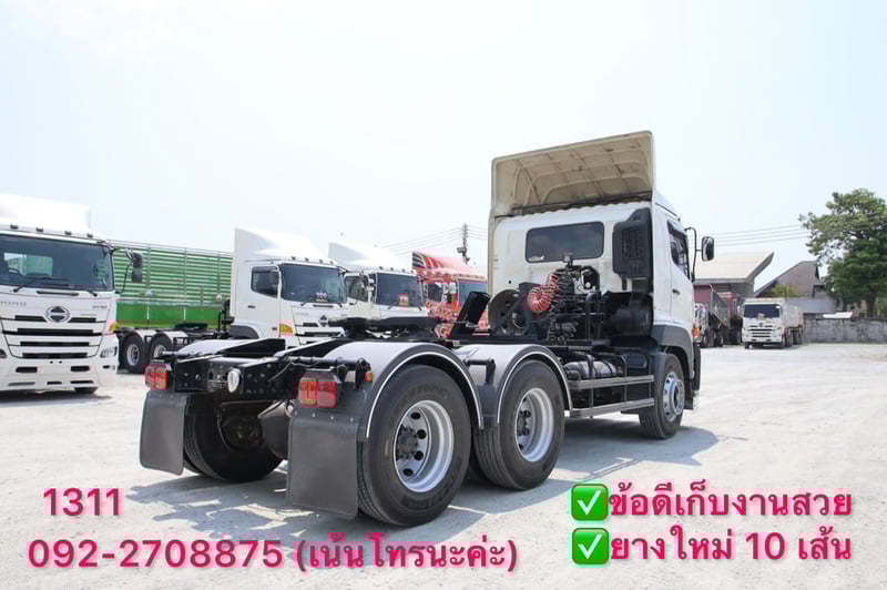 HINO FM 344แรงม้า รถบรรทุก 10ล้อ หัวลาก เฉพาะหัว ปี2022(1311)