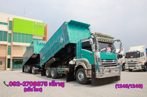 ISUZU FXZ 360แรงม้า รถบรรทุก 10ล้อ พ่วงแม่ลูก ปี2022(1245-1246)