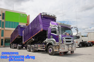 ISUZU FXZ 360แรงม้า รถบรรทุก 10ล้อ พ่วงแม่ลูก ปี2023(2533-2310)