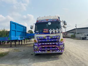 HINO FM 344แรงม้า รถบรรทุก 10ล้อ พ่วงแม่ลูก ปี2018(3362-3363)