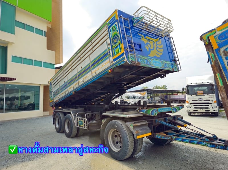 HINO FM 344แรงม้า รถบรรทุก 10ล้อ พ่วงแม่ลูก ปี2013(3163  3164)