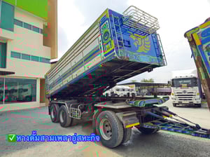 HINO FM 344แรงม้า รถบรรทุก 10ล้อ พ่วงแม่ลูก ปี2013(3163  3164)