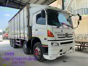HINO GY 380แรงม้า รถบรรทุก 12ล้อ ตู้แห้ง ปี2009(7998)