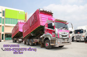 ISUZU FXZ 360แรงม้า รถบรรทุก 10ล้อ พ่วงแม่ลูก ปี2022(2591-2592)