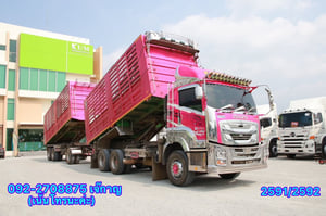 ISUZU FXZ 360แรงม้า รถบรรทุก 10ล้อ พ่วงแม่ลูก ปี2022(2591-2592)