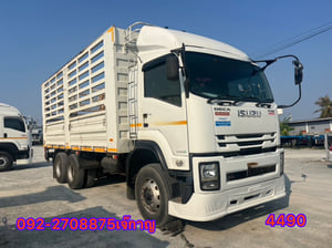 ISUZU FVM 300แรงม้า รถบรรทุก 10ล้อ กระบะคอกสูง ปี2020(4490) ISUZU FVM 300แรงม้า รถบรรทุก 10ล้อ กระบะคอกสูง ปี2020(4490)