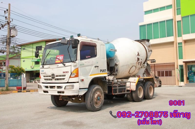 HINO FM 330แรงม้า รถบรรทุก 10ล้อ โม่ผสมปูน ปี2013(9081)
