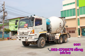 HINO FM 330แรงม้า รถบรรทุก 10ล้อ โม่ผสมปูน ปี2013(9081)