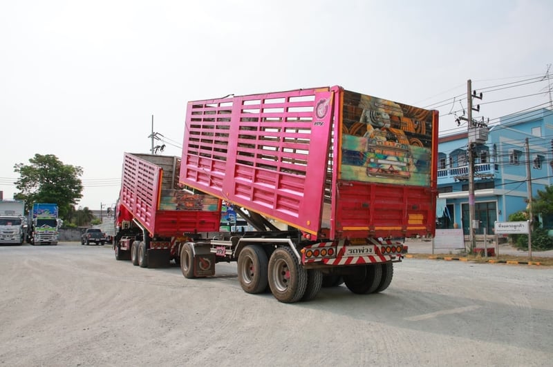 ISUZU FXZ 360แรงม้า รถบรรทุก 10ล้อ พ่วงแม่ลูก ปี2022(2591-2592)