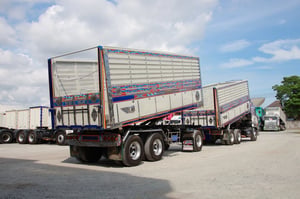 HINO FM 344แรงม้า รถบรรทุก 10ล้อ พ่วงแม่ลูก(3362-3363)