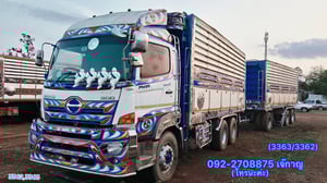 HINO FM 1 A ปี 2561สิบล้อดั้มพ์แม่ลูก (3363-3362)
