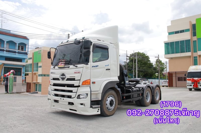 HINO FM 380แรงม้า รถบรรทุก 10ล้อ หัวลาก เฉพาะหัว ปี2022(1796) HINO FM 380แรงม้า รถบรรทุก 10ล้อ หัวลาก เฉพาะหัว ปี2022(1796)