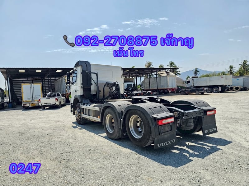 VOLVO FM 440แรงม้า รถบรรทุก หัวลาก 10ล้อ หัวลาก เฉพาะหัว ปี2017(0247)