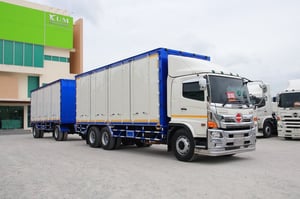 HINO FL 260แรงม้า รถบรรทุก 10ล้อ ตู้แห้ง ปี2022(7642-7643) HINO FL 260แรงม้า รถบรรทุก 10ล้อ ตู้แห้ง ปี2022(7642-7643)