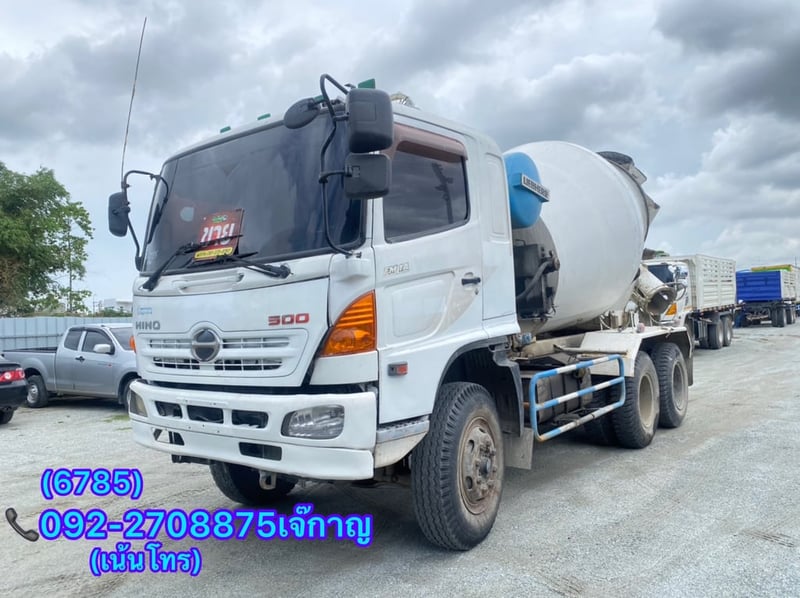 สิบล้อโม่ปูน HINO FM 1A 330 แรง(6785)