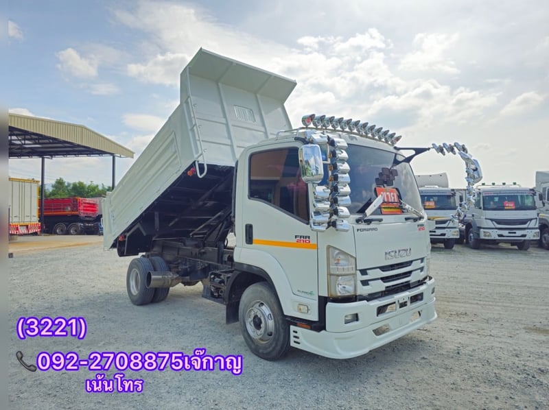 ISUZU FRR 210แรงม้า รถบรรทุก 6ล้อ ดั้มพ์ ปี2021(3221)