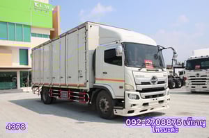 HINO FG 240แรงม้า รถบรรทุก 6ล้อ ตู้แห้ง ปี2018(4378)