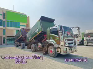 ISUZU FTR 240แรงม้า รถบรรทุก 6ล้อ พ่วงแม่ลูก ปี2022(5403-5404)