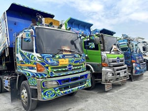 ISUZU FXZ 360แรงม้า รถบรรทุก 10ล้อ พ่วงแม่ลูก ปี2022