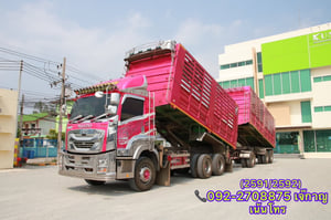 ISUZU FXZ 360แรงม้า รถบรรทุก 10ล้อ พ่วงแม่ลูก ปี2022(2591-2592)