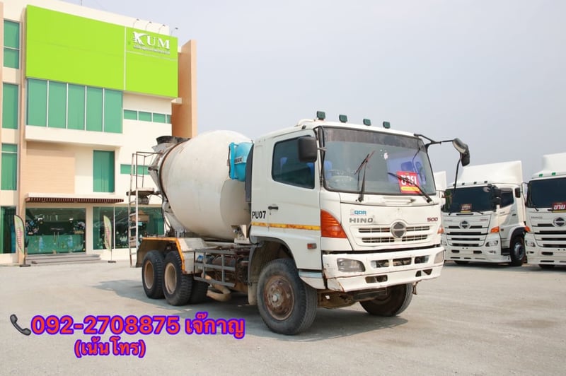 HINO FM 330แรงม้า รถบรรทุก 10ล้อ โม่ผสมปูน ปี2013(9081)