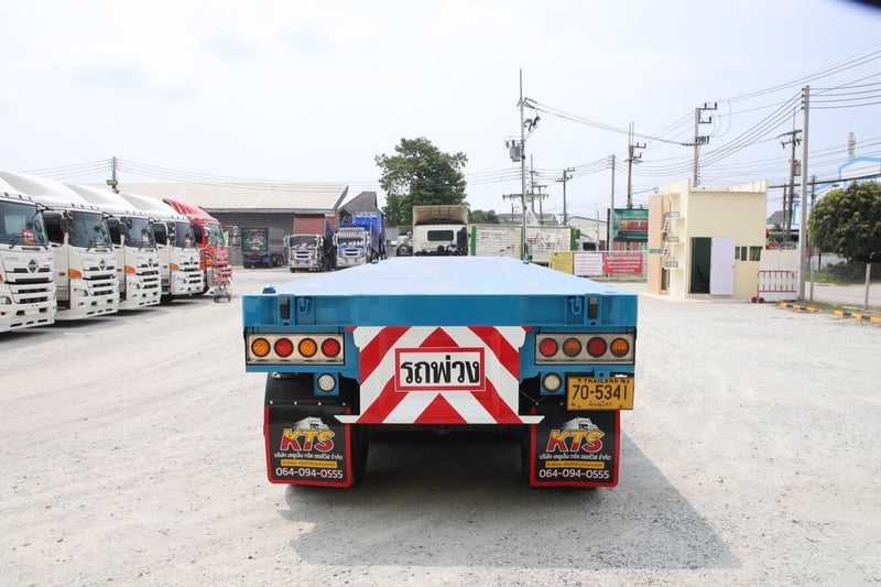 หางพื้นเรียบ สามเพลา อู่สหะกิจ ปี 2561 (5341) หางพื้นเรียบ สามเพลา อู่สหะกิจ ปี 2561 (5341)