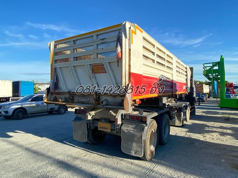 สิบล้อหัวลาก HINO FM1A 344 แรง ปี66 + หางเซมิดั้ม อู่สามมิตร ปี 66 (9277,9278)