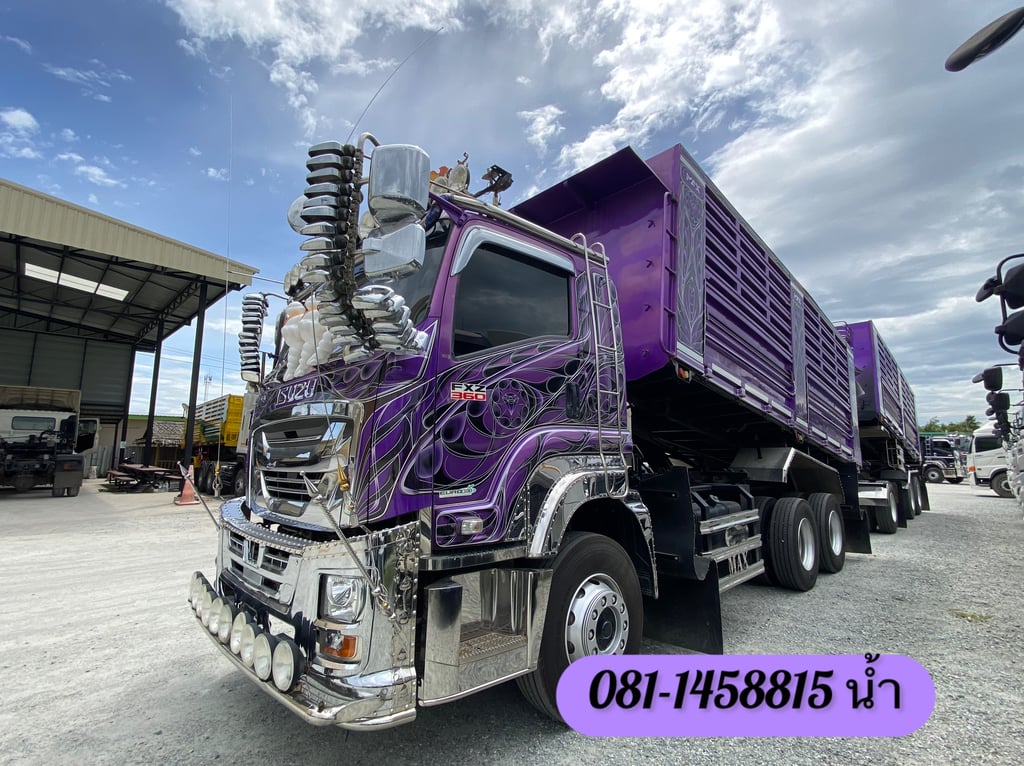 🚚 ISUZU FXZ 360แรงม้า รถบรรทุก 10ล้อ พ่วงแม่ลูก ปี2023 (9107 9108) 🚚 ISUZU FXZ 360แรงม้า รถบรรทุก 10ล้อ พ่วงแม่ลูก ปี2023 (9107 9108)