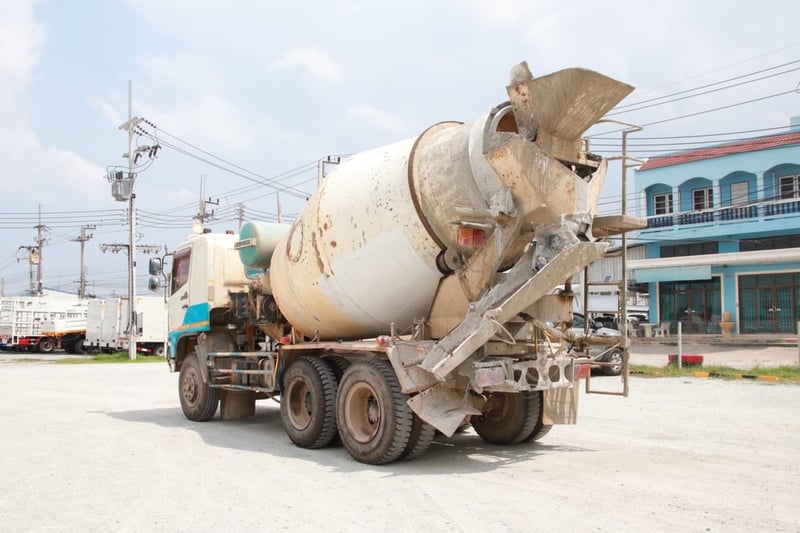 สิบล้อโม่ปูน HINO FM1A 330 แรง ปี 2555 (0742)